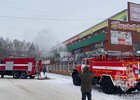 Пожар в ТЦ «Миг». Фото пресс-службы ГУ МЧС России по Иркутской области