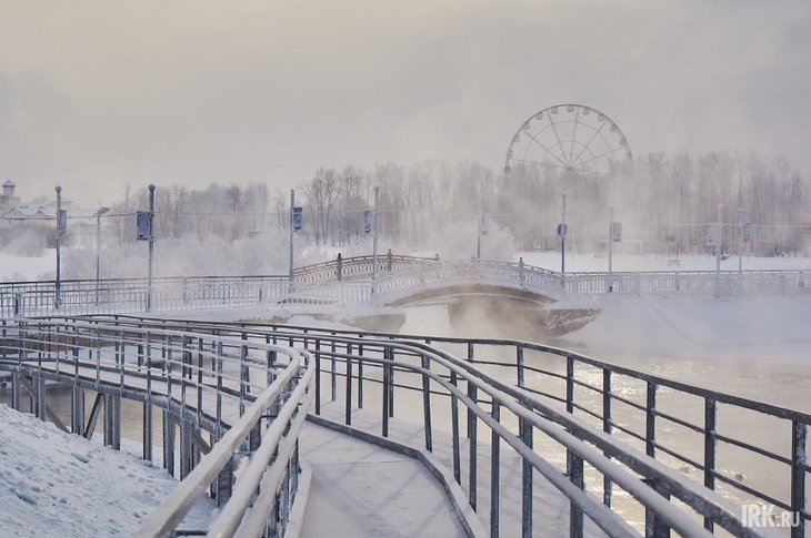 Зимний Иркутск. Фото Маргариты Романовой, IRK.ru