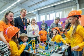 Фото с фестиваля «РобоСиб» 2021 года