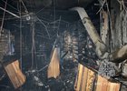 Последствия пожара в ТЦ «Миг». Фото пресс-службы ГУ МЧС России по Иркутской области