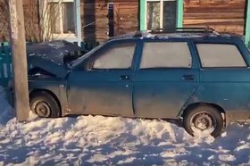 Место ДТП. Фото пресс-службы Госавтоинспекции Иркутской области