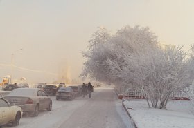 Мороз в Иркутске. Фото IRK.ru