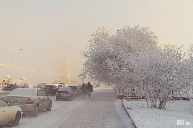 Мороз в Иркутске. Фото IRK.ru