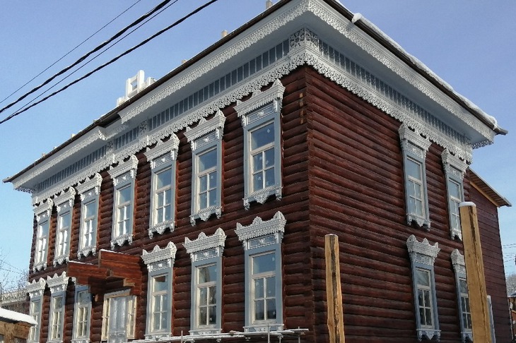 Дом на Седова, 33 после реставрации. Фото предоставлено пресс-службой администрации Иркутска