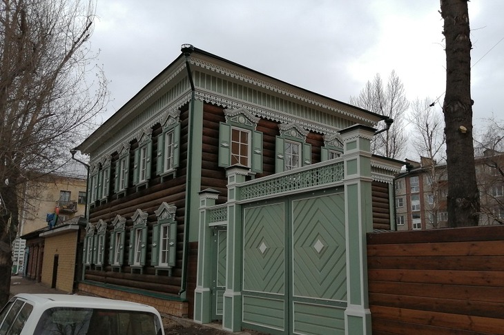Дом на Карла Маркса, 18 после реставрации. Фото предоставлено пресс-службой администрации Иркутска