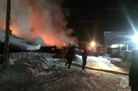 Пожар в Шелеховском районе. Фото ГУ МЧС России по Иркутской области
