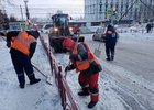 Уборка снега на улицах Иркутска. Фото пресс-службы администрации города