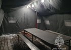 Пункт обогрева. Фото пресс-службы ГУ МЧС России по Иркутской области