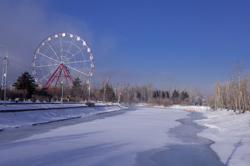 Зимний иркутск фото