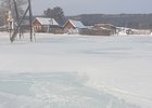 Наледь в селе Большая тарель. Фото со страницы Евгения Липатов «ВКонтакте»