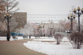 Заснеженный Иркутск. Фото из архива IRK.ru