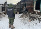 Сгоревший дом в деревне Сорты. Фото пресс-службы СУ СК России по Иркутской области