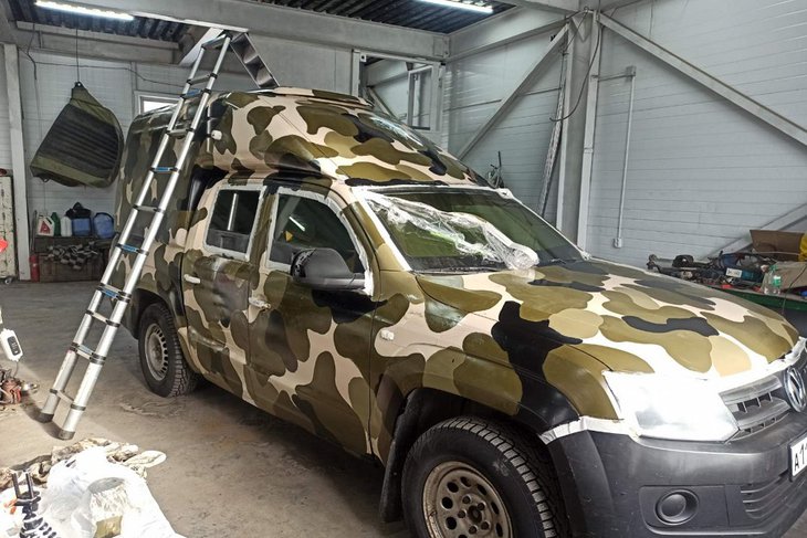 Volkswagen Amarok для военнослужащих. Фото с сайта питомника К-9