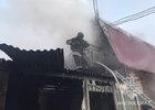 Пожар на улице Севастопольской. Фото пресс-службы ГУ МЧС России по Иркутской области