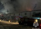 Пожар в Черемхово. Фото пресс-службы ГУ МЧС России по Иркутской области