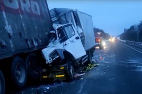 ДТП в Нижнеудинском районе 8 февраля. Скриншот видео пресс-службы ГУ МВД России по Иркутской области