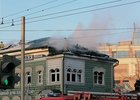 Пожар в 130-м квартале. Фото Ольги Фонаревой, IRK.ru