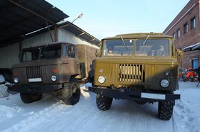 Грузовики ГАЗ-66. Фото пресс-службы администрации Иркутска