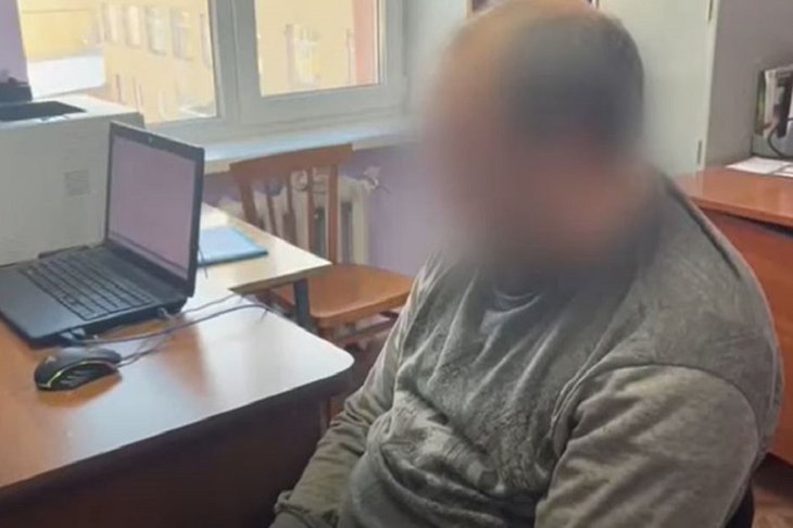 Задержанный. Скриншот видео пресс-службы ГУ МВД России по Иркутской области