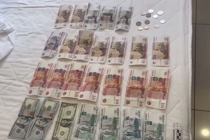 Деньги. Скришот видео пресс-службы ГУ МВД России по Иркутской области