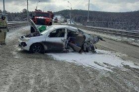 ДТП в Шелеховском районе. Фото ГУ МВД России по Иркутской области