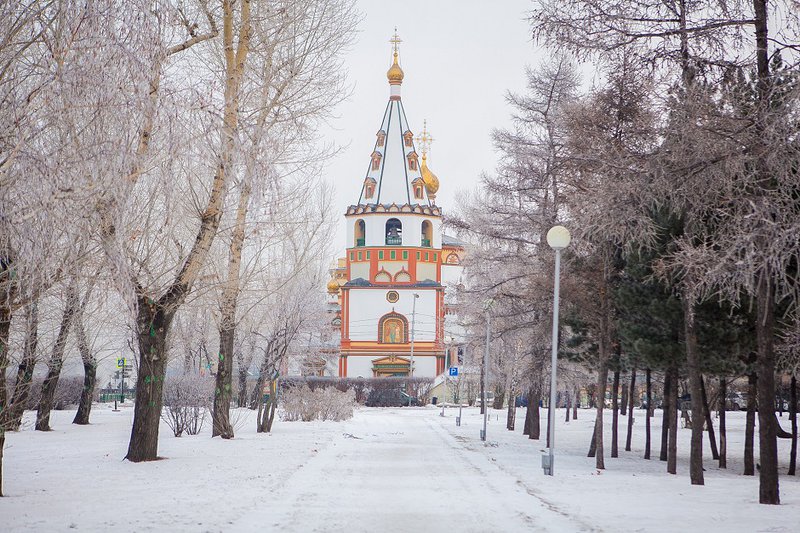 Снег иркутск фото