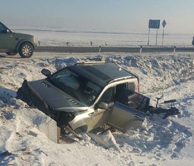 Авария в эхирит-Булагатском районе. Фото ГУ МВД России по Иркутской области