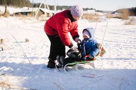 Женщина с ребенком. Фото IRK.ru