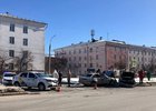 Массовое ДТП на улице Лермонтова 25 февраля. Фото ГУ МВД России по Иркутской области