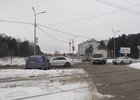 Место ДТП в Ангарске 20 февраля. Фото ГИБДД Иркутской области