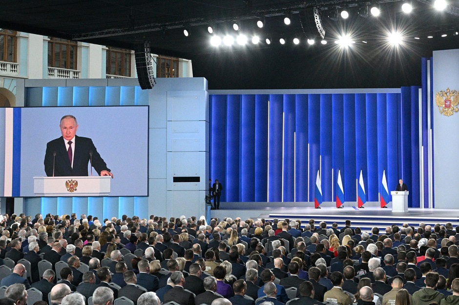 Послание президента. Фото с сайта Кремля Послание президента. Фото с сайта Кремля