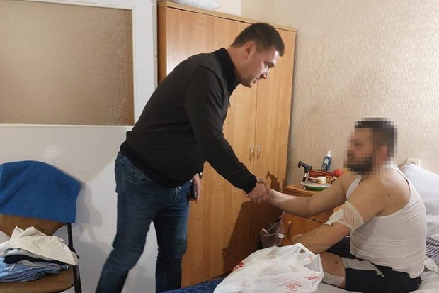 Военнослужащие в госпитале. Фото из телеграм-канала Андрея Чернышева