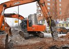 Повреждение на сетях холодного водоснабжения в Братске устраняют. Фото из телеграм-канала Сергея Серебренникова