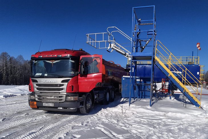 Отправка первой партии газового конденсата