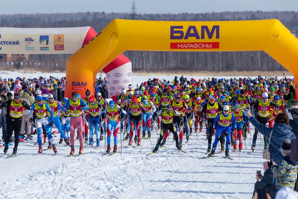 Лыжная гонка. Фото с сайта alpmarathon.ru