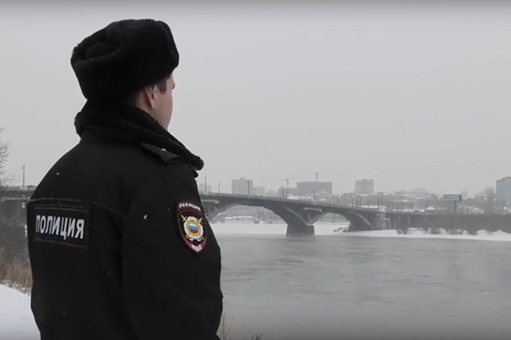 Скриншот видео пресс-службы ГУ МВД России по Иркутской области