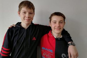 Виктор Носонов, Данил Мазур. Фото ГУ МЧС России по Иркутской области