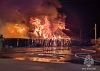 Пожар. Фото пресс-службы ГУ МЧС России по Иркутской области