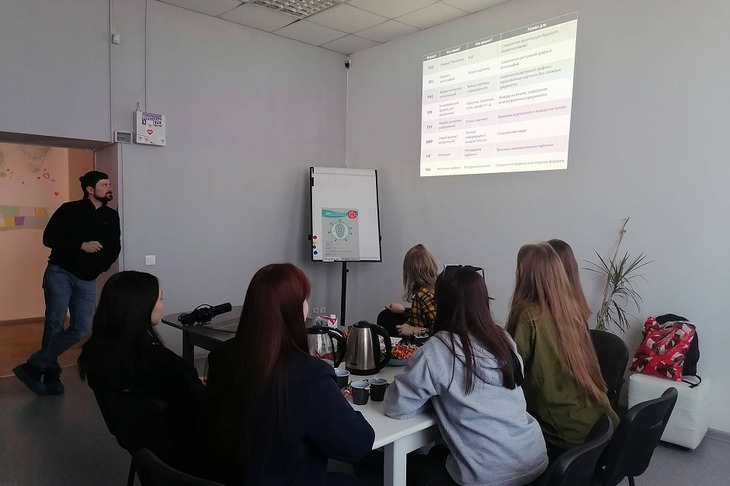 Подростки на занятиях. Фото организаторов