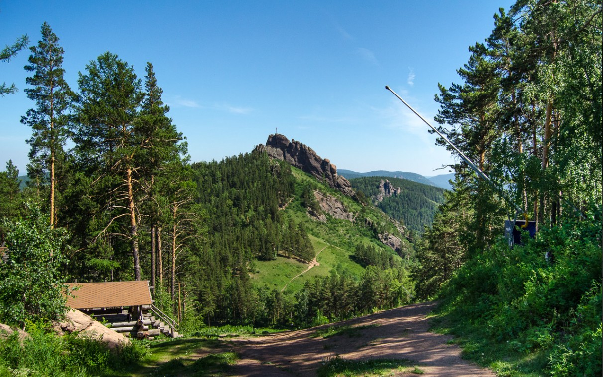 Вид с экотропы в заповеднике Столбы. Источник Turisticum.ru