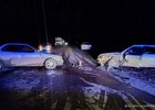 ДТП в Осинском районе 26 марта. Фото пресс-службы ГУ МВД России по Иркутской области