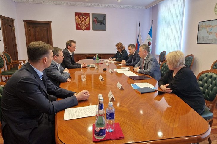 Встреча с представителями ФАС. Фото пресс-службы правительства Иркутской области