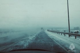 Метель. Фото ГУ МЧС России по Иркутской области