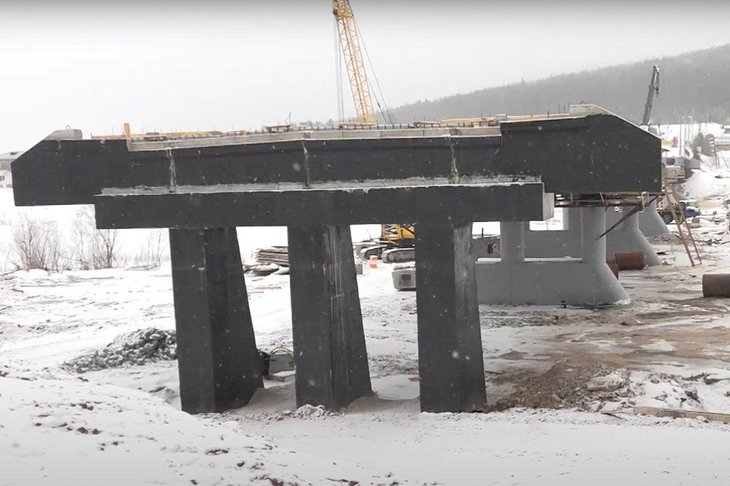 Ремонт моста в Усть-Куте. Фото пресс-службы правительства Иркутской области