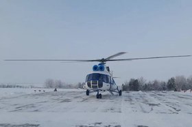 Посадочная площадка в Жигалово. Фото пресс-службы Восточно-Сибирской транспортной прокуратуры