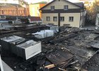 Сгоревшие помещения около гостиницы «Ангара». Фото пресс-службы прокуратуры Иркутской области