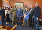 Встреча с военнослужащими. Фото пресс-службы правительства Иркутской области