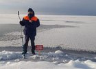 Лед на Байкале. Фото пресс-службы ГУ МЧС России по Иркутской области