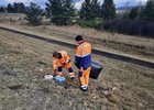 Уборка на дорогах. Фото Упрдор «Прибайкалье»