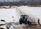 Закрытая переправа. Фото пресс-службы ГУ МЧС России по Иркутской области Закрытая переправа. Фото пресс-службы ГУ МЧС России по Иркутской области